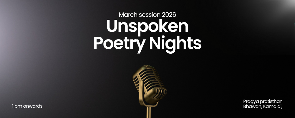 this is the unspoken poetry night poster